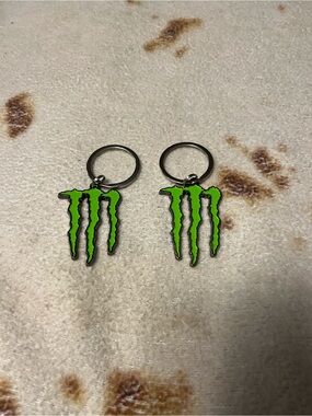 Monster Energy Green Logo Metal Keychains. Buy 1 or 2… 2 for $10. 1 for $6